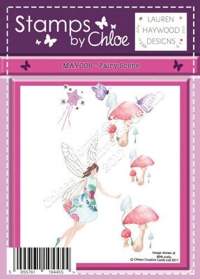 Stamps by Chloe NEW! MAY006 FAIRY SCENE Stamp