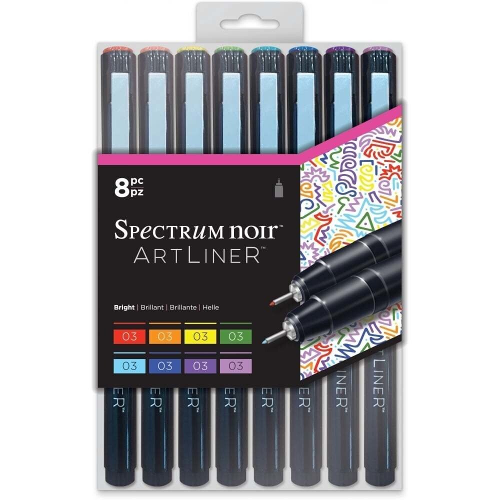 Spectrum Noir ARTLINER 8 pk BRIGHT