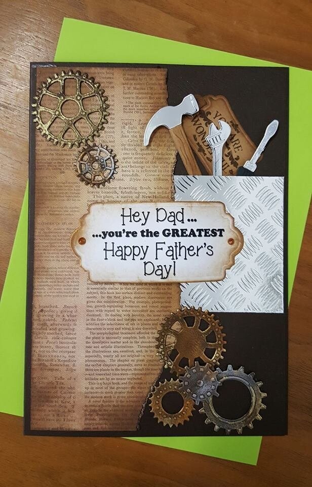 Handmade A5 Card - HAPPY FATHER&#39;S DAY