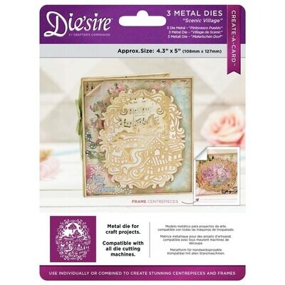 Die&#39;Sire Create A Card Die - SCENIC VILLAGE  **LESS THAN HALF PRICE**
