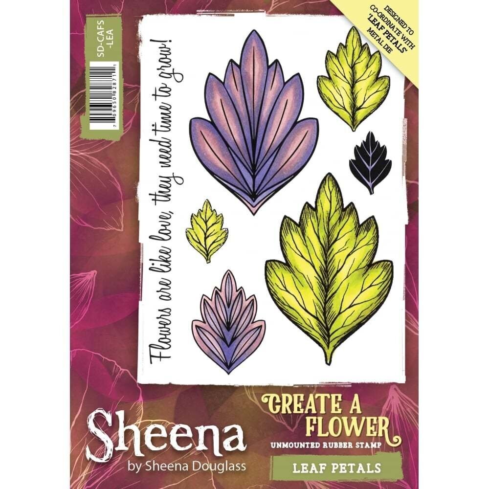 Create A Flower Stamp sets NEW!  - LEAF PETALS   **Less than Half Price**