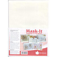 Woodware MASK-IT pack of 2 sheets (A4)