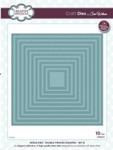 Dies by Sue Wilson - Noble - DOUBLE PIERCED SQUARE Set B CED5510