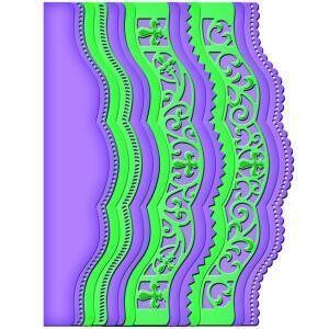 Spellbinders Borderabilities A2 Scalloped Borders Two