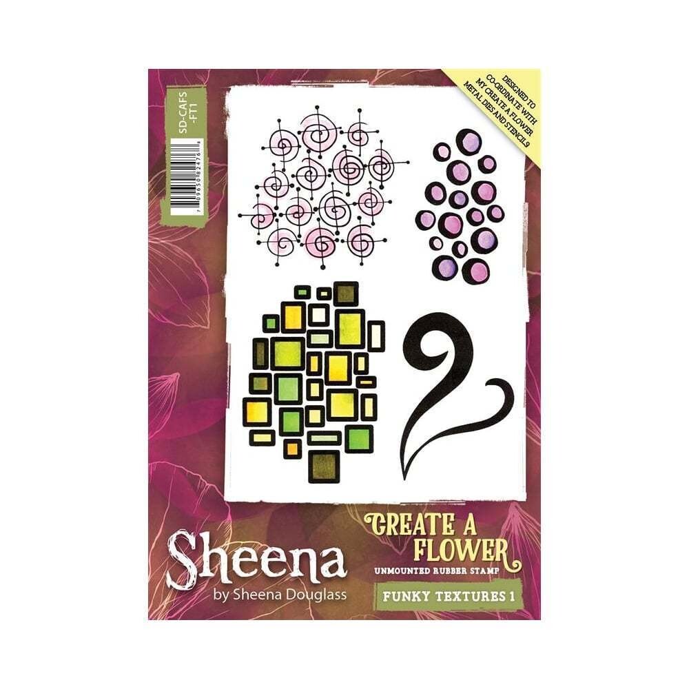 Create A Flower Stamp sets - FUNKY TEXTURES 1