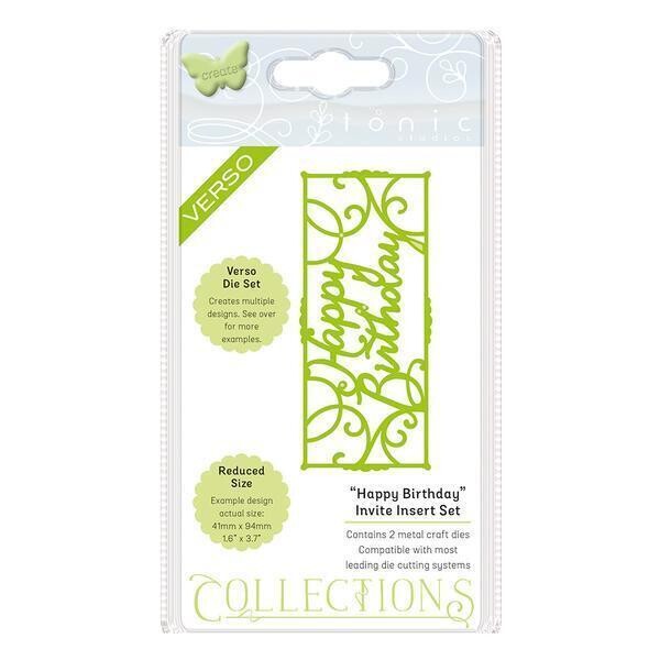 Tonic Invite Die Collection - HAPPY BIRTHDAY