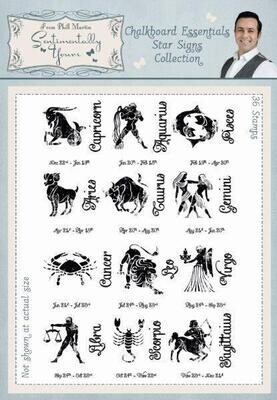 Sentimentally Yours - Chalkboard Essentials - STAR SIGNS by Phil Martin
