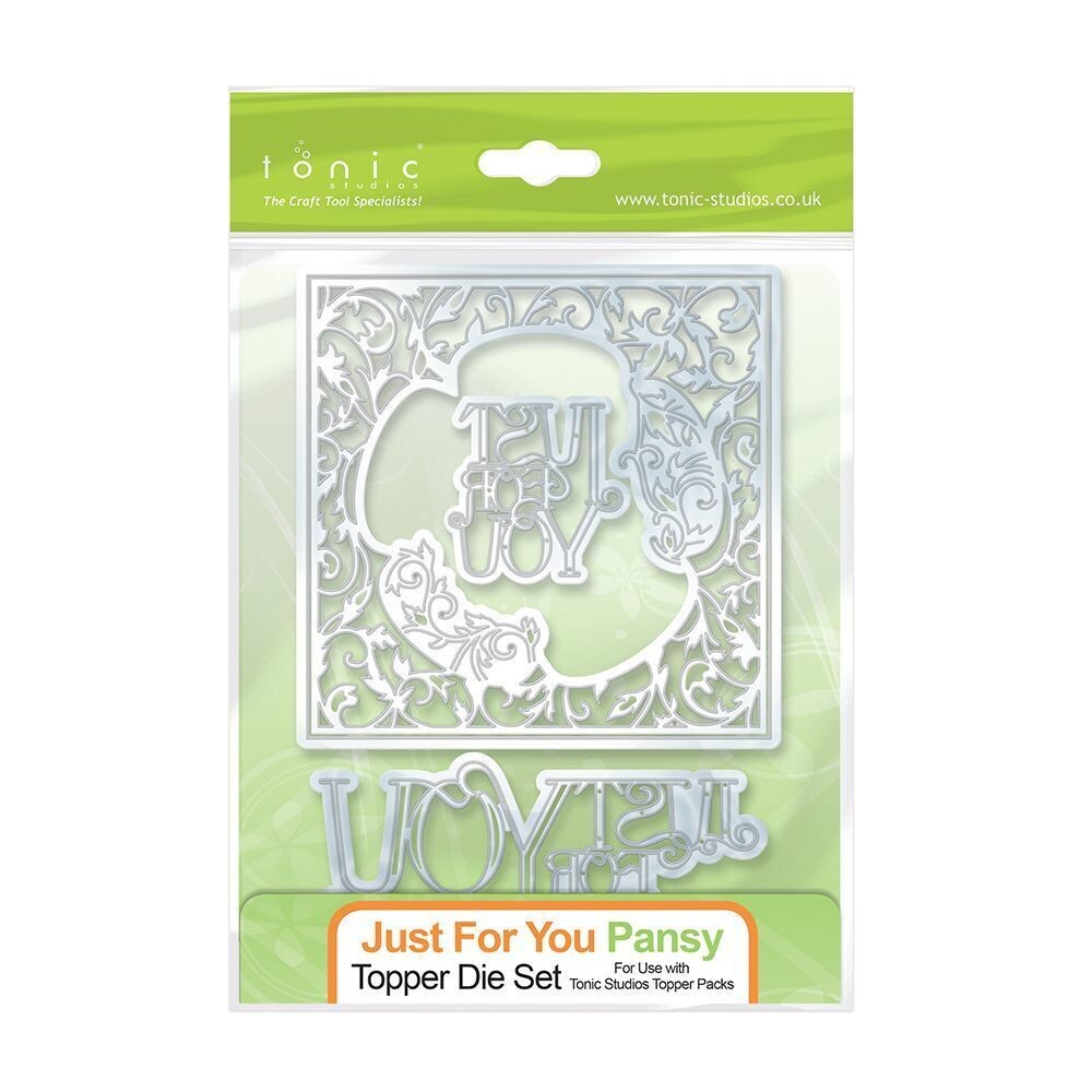 Tonic Topper Die Set - JUST FOR YOU PANSY  **LESS THAN HALF PRICE**