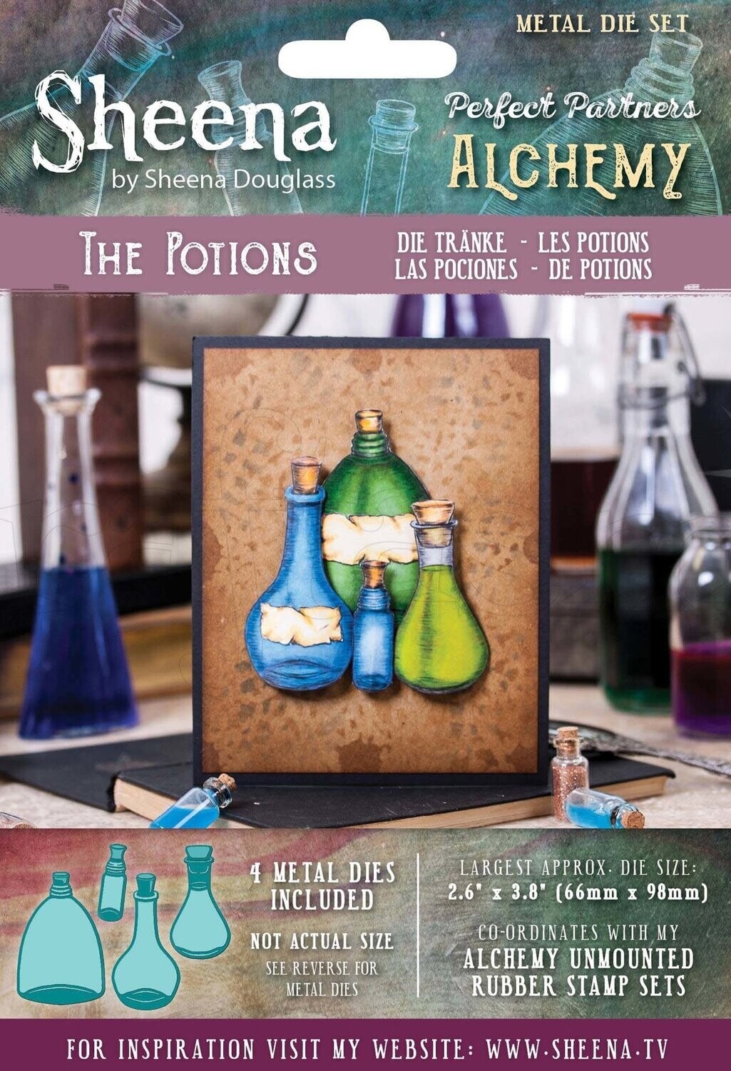 Sheena Douglass ALCHEMY Die Set - THE POTIONS