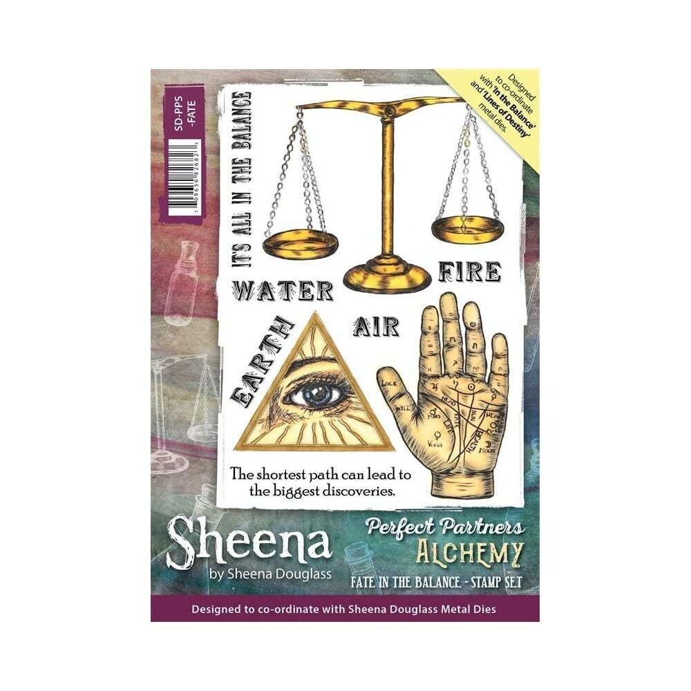 Sheena Douglass ALCHEMY Stamp Set - FATE IN THE BALANCE