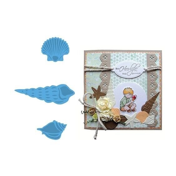 LR0471 ANJA&#39;S SHELLS  die by Marianne Designs Creatables