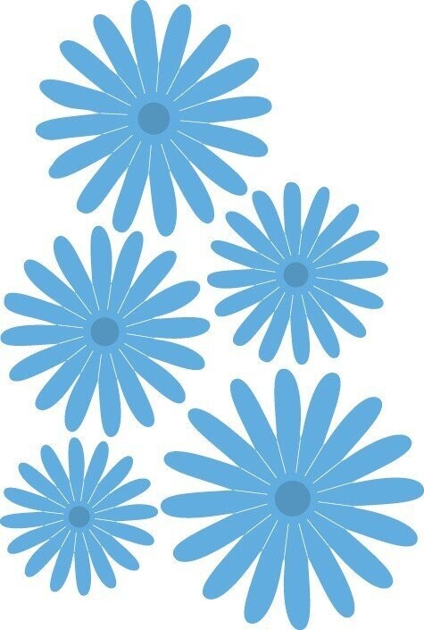 LR0472 ANJA&#39;S FLOWER SET  die by Marianne Designs Creatables