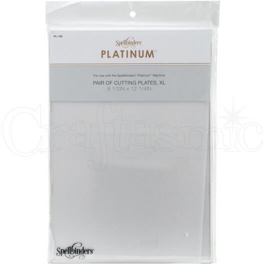 Spellbinders PLATINUM Cutting Plates - XL per pair