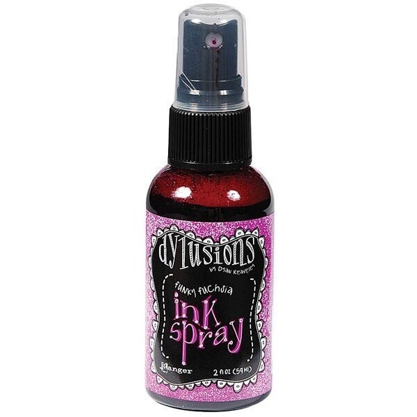 Dylusions Ink Spray 2oz - FUNKY FUCHSIA