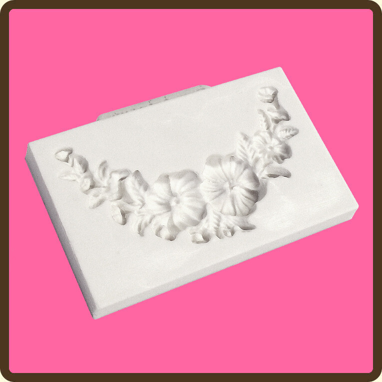 Katy Sue Designs Mould - FLORAL SWAG