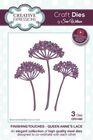 Dies by Sue Wilson - Finishing Touches - QUEEN ANNE&#39;S LACE CED1480