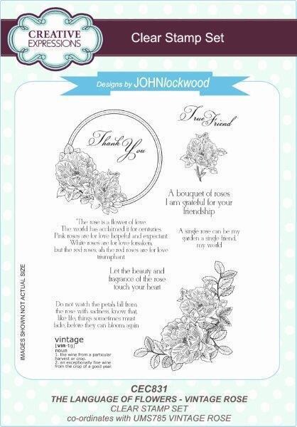The Language of Flowers by John Lockwood - VINTAGE ROSE **25% off**