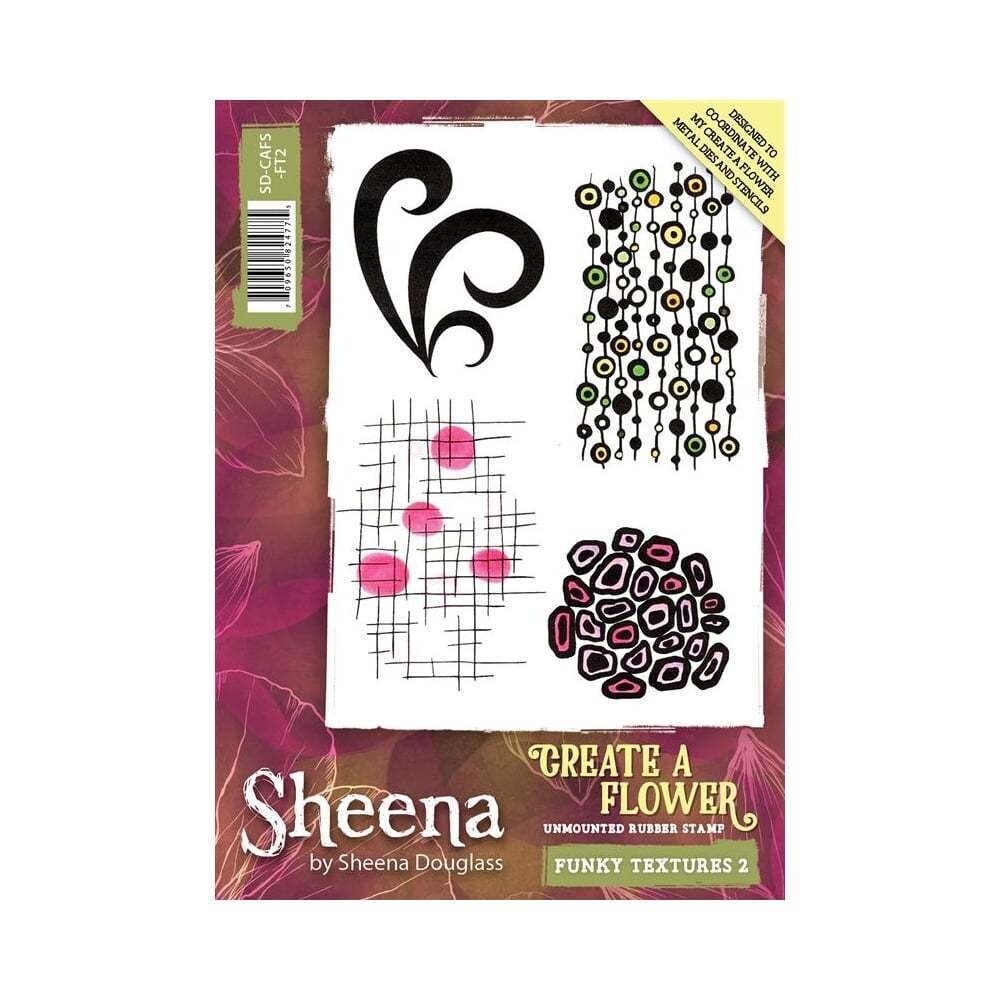 Create A Flower Stamp sets - FUNKY TEXTURES 2