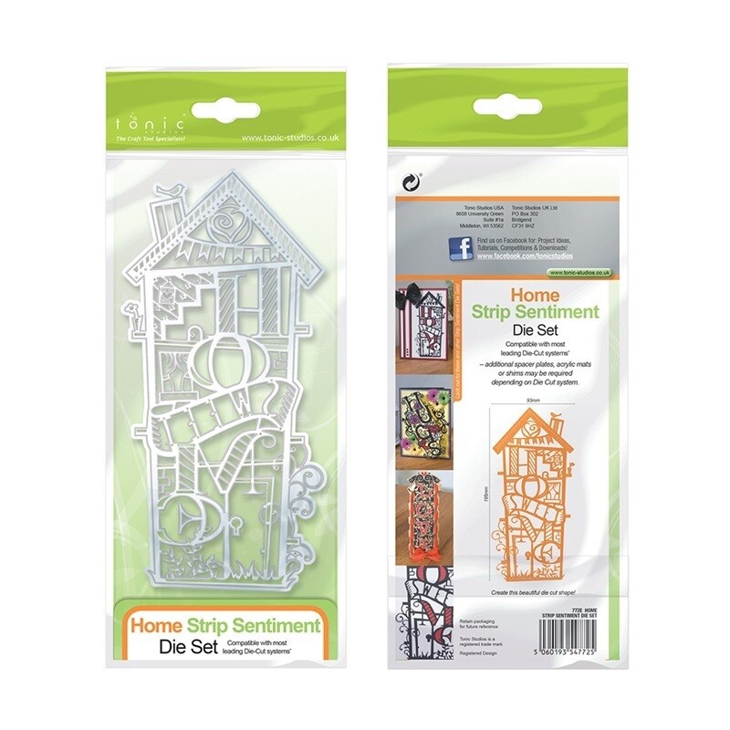 Tonic Strip Sentiments Die Set 771e - HOME