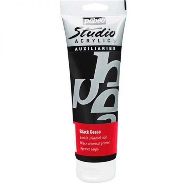 Pebeo Gesso Acrylic paint - BLACK