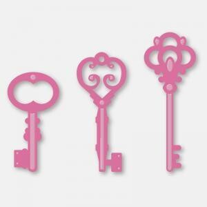 Couture Creations Dies - Ornamental Lace -KEYS TO MY HEART