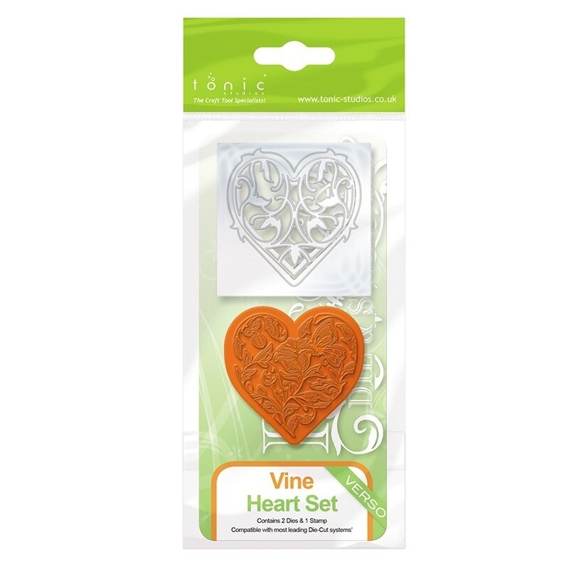 Tonic Rococco Die &amp; Stamp sets - VINE Heart