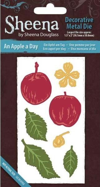 Sheena Douglass Perfect Partners Die Set - AN APPLE A DAY **HALF PRICE**