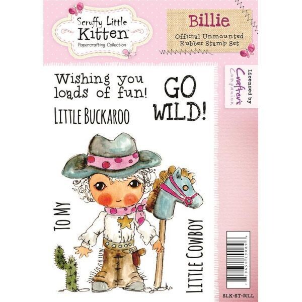 Scruffy Little Kitten A6 Stamp - BILLIE **HALF PRICE**