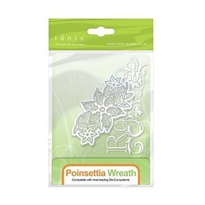 Tonic Rococco Die - Poinsettia Wreath