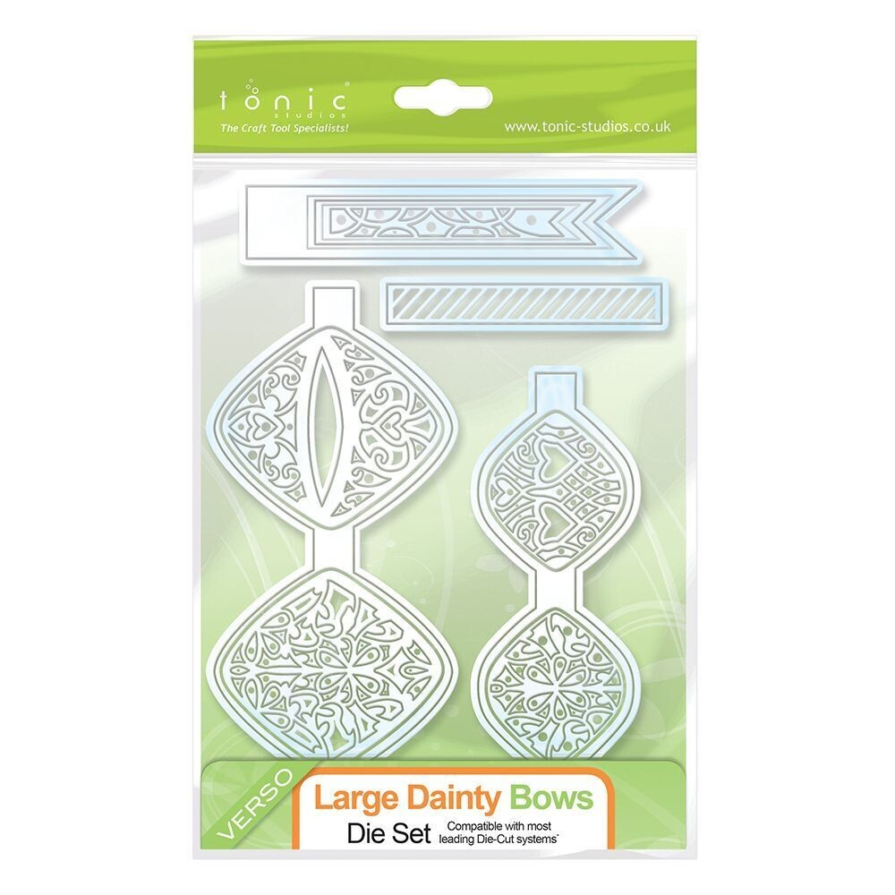 Tonic Verso LARGE DAINTY BOWS Die Set