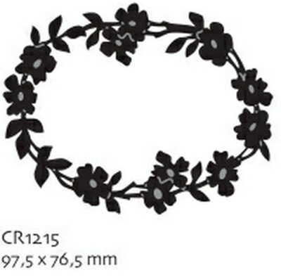 Flowerborder (Oval) by Marianne Designs Craftables **REDUCED**