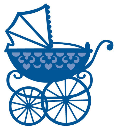 Eline&#39;s Baby Carriage by Marianne Designs Creatables **REDUCED**