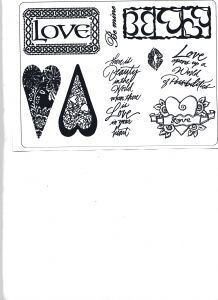 Creative Expressions Unmount A5 VALENTINE SET 3 **OVER 50% OFF**