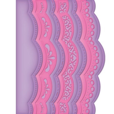 Spellbinders Borderabilities A2 Scalloped Borders One