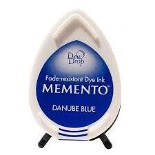 Memento Dew Drop Dye Ink Pads - DANUBE BLUE