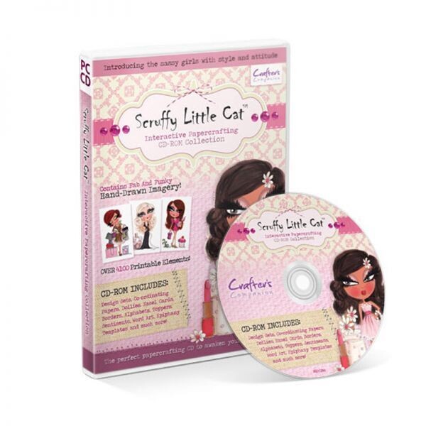 Scruffy Little Cat Crafting CD by Crafter&#39;s Companion