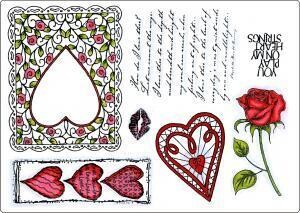 Creative Expressions Unmount A5 LOVE IS IN THE AIR