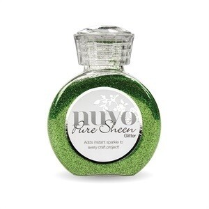 Nuvo Pure Sheen Glitter 100ml - GREEN MEADOW