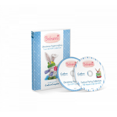 Bebunni Christmas TWIN CD Rom Papercrafting