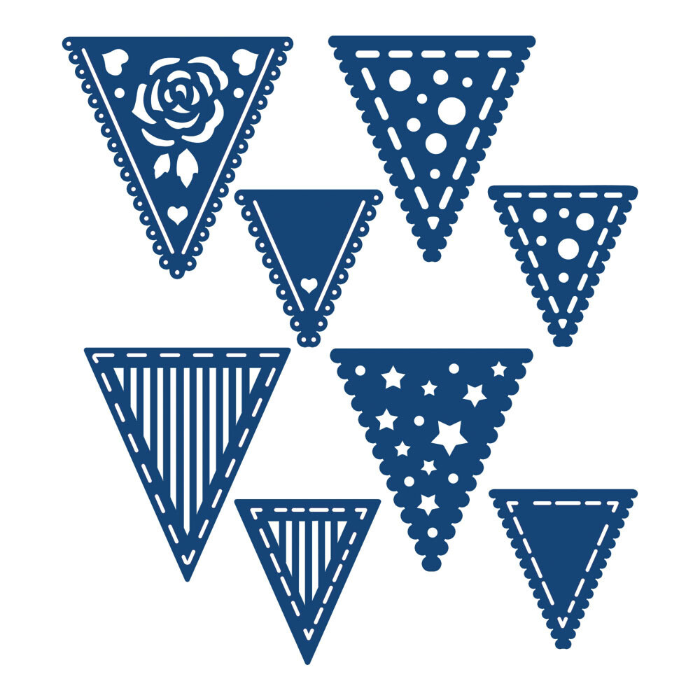 Tattered Lace Die - Decorative Bunting **Half Price**