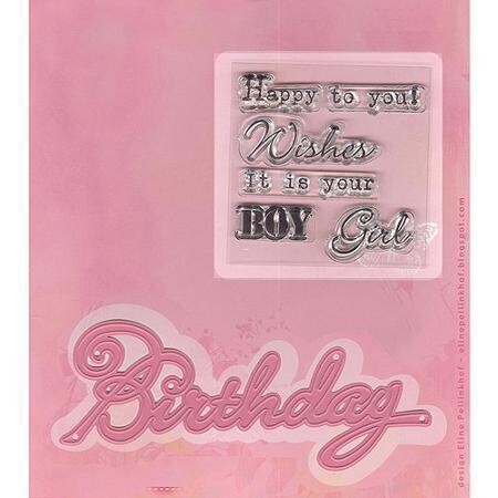 BIRTHDAY by Marianne Designs Collectables  **REDUCED**
