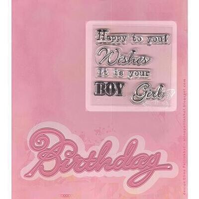BIRTHDAY by Marianne Designs Collectables  **REDUCED**