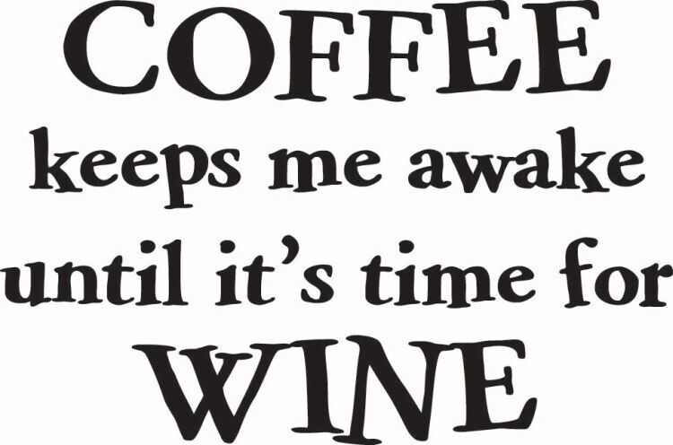 Hampton Art - Wooden Backed Rubber Stamp - COFFEE KEEPS ME AWAKE
