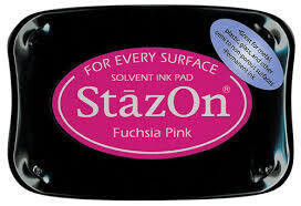 StazOn Ink Pad - FUCHSIA PINK