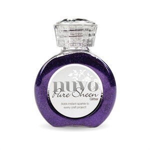 Nuvo Pure Sheen Glitter 100ml - PURPLE ORGANZA