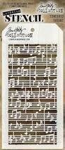 Tim Holtz Layering Stencil - CONCERTO