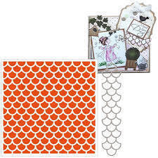 Marianne Design Embossing Folder &amp; Die - 5&quot; x 5&quot; SCALES