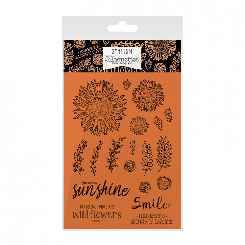 Hunkydory - &quot;Stylish Silhouettes&quot; A6 Stamps - SUNNY DAYS