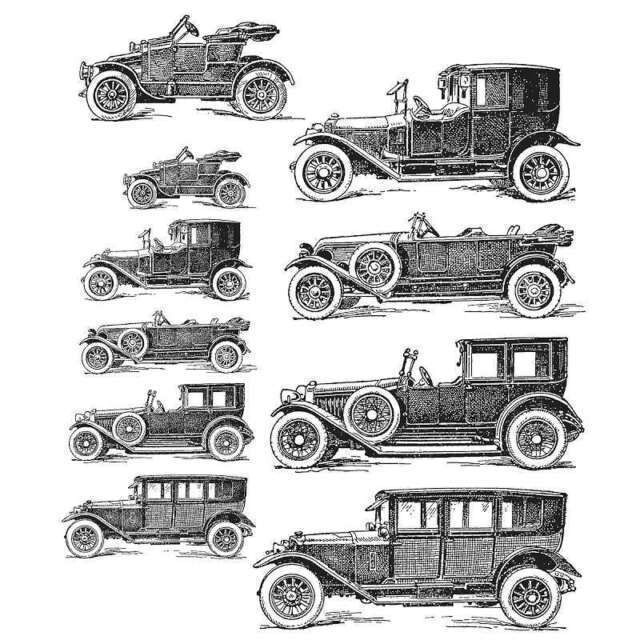 Tim Holtz Stamp set - VINTAGE AUTO by Tim Holtz