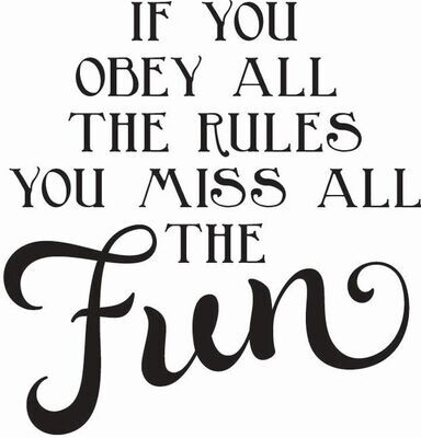 Hampton Art - Wooden Backed Rubber Stamp - MISS ALL THE FUN